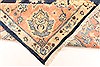 Pishavar Blue Hand Knotted 76 X 94  Area Rug 255-30209 Thumb 11