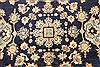 Pishavar Blue Hand Knotted 76 X 94  Area Rug 255-30209 Thumb 6