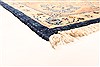 Pishavar Blue Hand Knotted 76 X 94 Area Rug 255-30209 Thumb 8