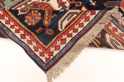 Kazak Black Hand Knotted 611 X 92 Area Rug 255-30211 Image 11