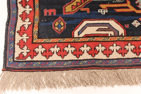 Kazak Black Hand Knotted 611 X 92 Area Rug 255-30211 Image 5