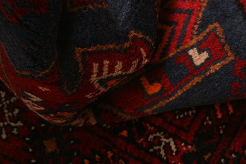 Bokhara Blue Hand Knotted 35 X 65 Area Rug 100-30212 Image 1