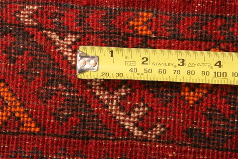 Bokhara Blue Hand Knotted 35 X 65 Area Rug 100-30212 Image 4