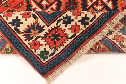 Kazak Red Hand Knotted 52 X 79 Area Rug 255-30213 Image 1
