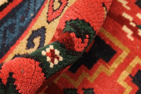 Kazak Red Hand Knotted 52 X 79 Area Rug 255-30213 Image 4