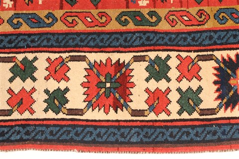Kazak Red Hand Knotted 52 X 79 Area Rug 255-30213 Image 7