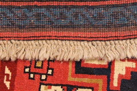 Kazak Red Hand Knotted 52 X 79 Area Rug 255-30213 Image 9