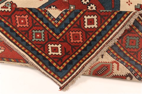 Kazak Beige Hand Knotted 51 X 89 Area Rug 255-30214 Image 10