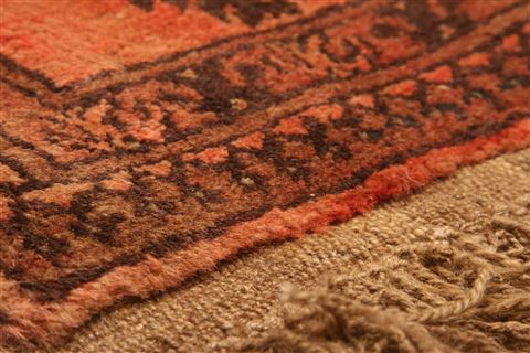 Bokhara Red Square Hand Knotted 37 X 43 Area Rug 100-30216 Image 6