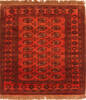 Bokhara Red Square Hand Knotted 37 X 43 Area Rug 100-30216 Thumb 0