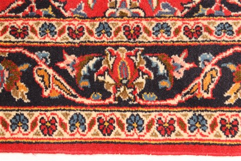 Kashan Red Runner Hand Knotted 34 X 910 Area Rug 255-30221 Image 10