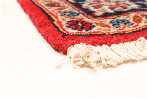 Kashan Red Runner Hand Knotted 34 X 910 Area Rug 255-30221 Image 1