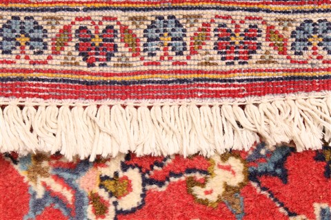 Kashan Red Runner Hand Knotted 34 X 910 Area Rug 255-30221 Image 2