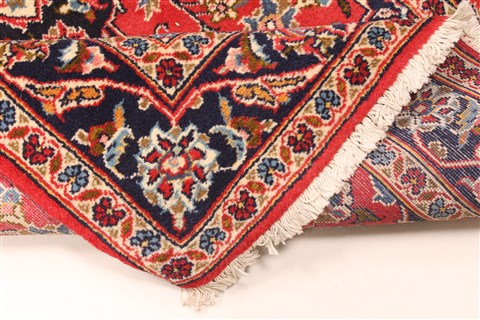 Kashan Red Runner Hand Knotted 34 X 910 Area Rug 255-30221 Image 4