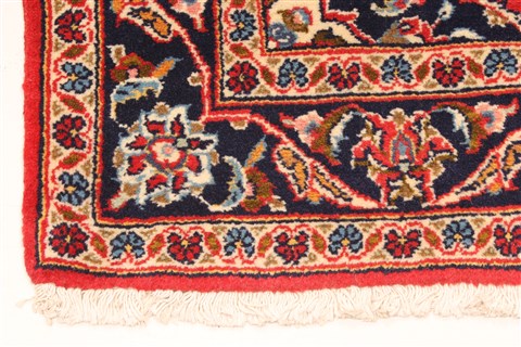 Kashan Red Runner Hand Knotted 34 X 910 Area Rug 255-30221 Image 8