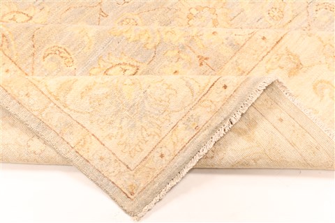 Pishavar Beige Hand Knotted 80 X 112 Area Rug 100-30222 Image 11