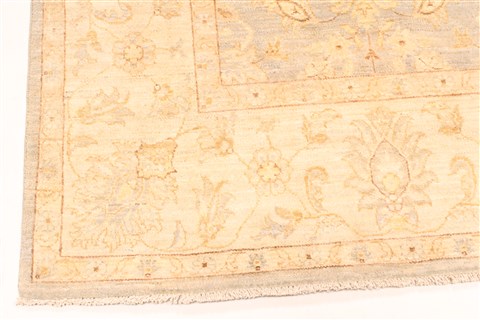 Pishavar Beige Hand Knotted 80 X 112 Area Rug 100-30222 Image 5