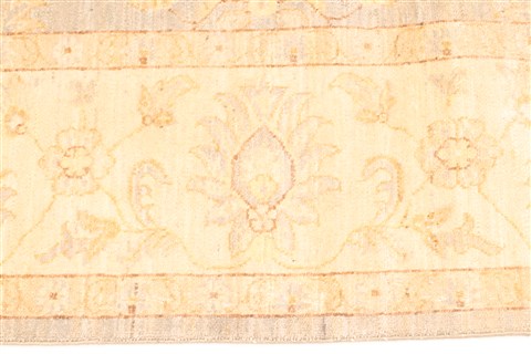 Pishavar Beige Hand Knotted 80 X 112 Area Rug 100-30222 Image 7