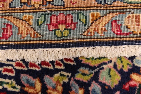 Kerman Green Hand Knotted 112 X 159 Area Rug 250-30223 Image 10