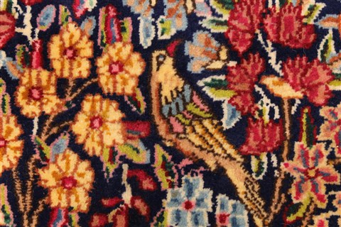 Kerman Green Hand Knotted 112 X 159 Area Rug 250-30223 Image 8