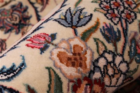 Mashad Green Hand Knotted 129 X 203 Area Rug 254-30228 Image 13