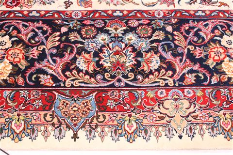 Mashad Green Hand Knotted 129 X 203 Area Rug 254-30228 Image 5