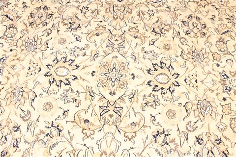 Mashad Beige Hand Knotted 128 X 190 Area Rug 254-30229 Image 4