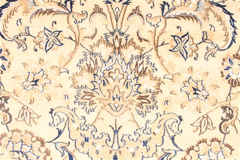 Mashad Beige Hand Knotted 128 X 190 Area Rug 254-30229 Image 6