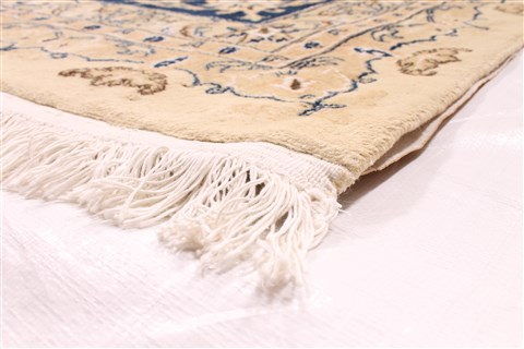 Mashad Beige Hand Knotted 128 X 190 Area Rug 254-30229 Image 7