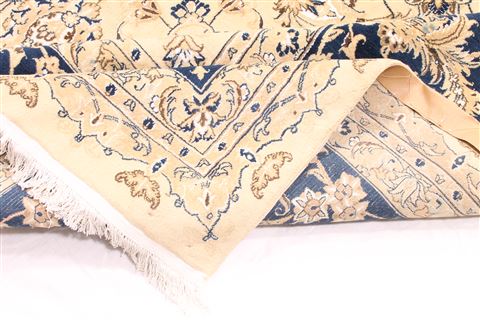Mashad Beige Hand Knotted 128 X 190 Area Rug 254-30229 Image 10