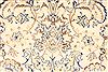 Mashad Beige Hand Knotted 128 X 190 Area Rug 254-30229 Thumb 2