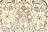 Mashad Beige Hand Knotted 128 X 190  Area Rug 254-30229 Thumb 2