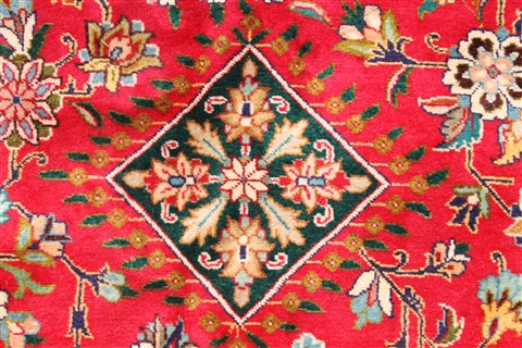 Tabriz Blue Hand Knotted 132 X 190 Area Rug 254-30230 Image 5