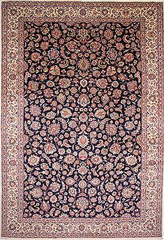 Mashad Beige Hand Knotted 13'3" X 19'4"  Area Rug 254-30231