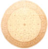 Tabriz Beige Round Hand Knotted 131 X 131 Area Rug 254-30233 Thumb 0