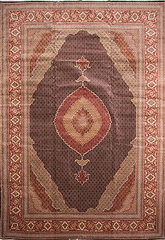 Mahi Brown Hand Knotted 13'3" X 19'7"  Area Rug 254-30235