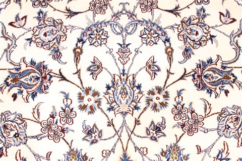 Nain White Hand Knotted 135 X 2011 Area Rug 254-30238 Image 5