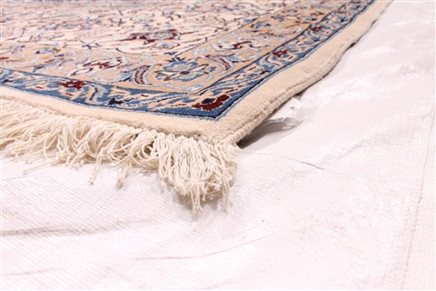 Nain White Hand Knotted 135 X 2011 Area Rug 254-30238 Image 6