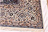 Nain White Hand Knotted 135 X 2011 Area Rug 254-30238 Thumb 1