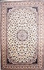 Nain White Hand Knotted 135 X 2011  Area Rug 254-30238 Thumb 0