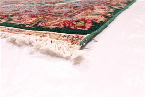 Tabriz Beige Hand Knotted 130 X 197 Area Rug 254-30239 Image 5