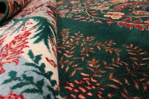 Tabriz Beige Hand Knotted 130 X 197 Area Rug 254-30239 Image 9