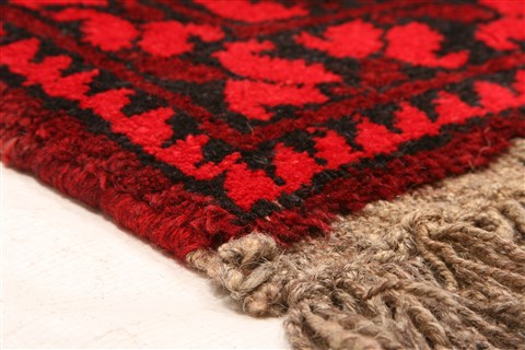 Bokhara Red Hand Knotted 411 X 65 Area Rug 253-30242 Image 6