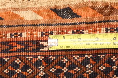 Baluch Brown Hand Knotted 37 X 55 Area Rug 253-30247 Image 6