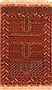 Baluch Brown Hand Knotted 37 X 55  Area Rug 253-30247 Thumb 0
