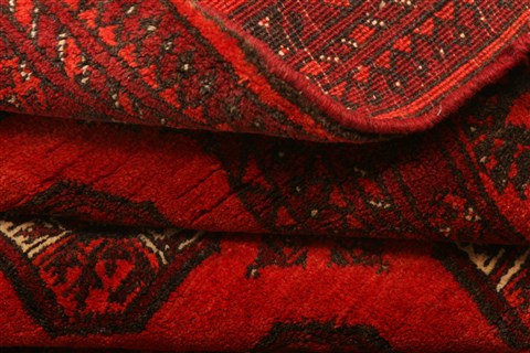 Bokhara Red Hand Knotted 35 X 65 Area Rug 100-30250 Image 3
