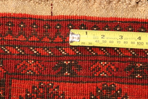 Bokhara Red Hand Knotted 35 X 65 Area Rug 100-30250 Image 4