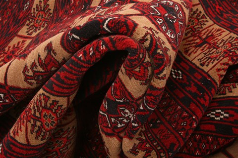 Bokhara Red Hand Knotted 41 X 65 Area Rug 100-30251 Image 1
