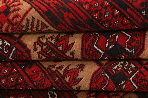 Bokhara Red Hand Knotted 41 X 65 Area Rug 100-30251 Image 3
