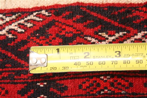 Bokhara Red Hand Knotted 41 X 65 Area Rug 100-30251 Image 4